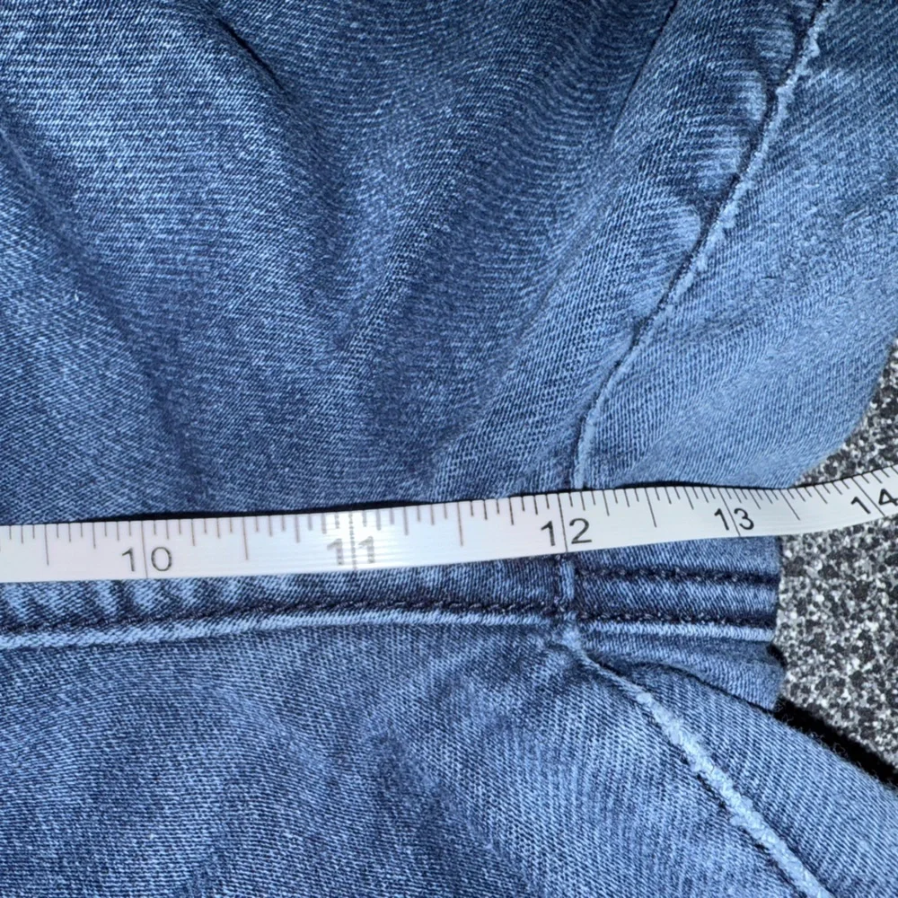 American Eagle Outfitters Size 14 Short  Dark Wash Super Hi Rise‎ Jeggings